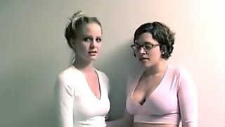 Casting friends do lesbian sex first time